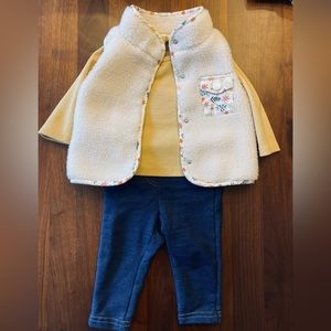 Primark jeans, shirt and vest set